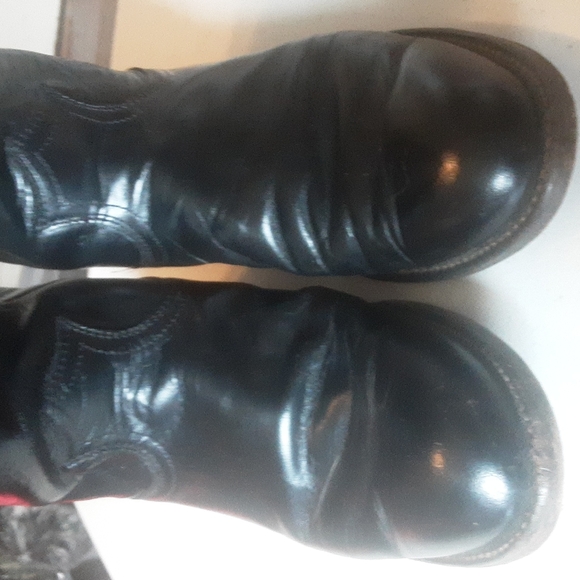 Justin Black Roper Boots Women's Sz 5.5 C - Picture 3 of 10